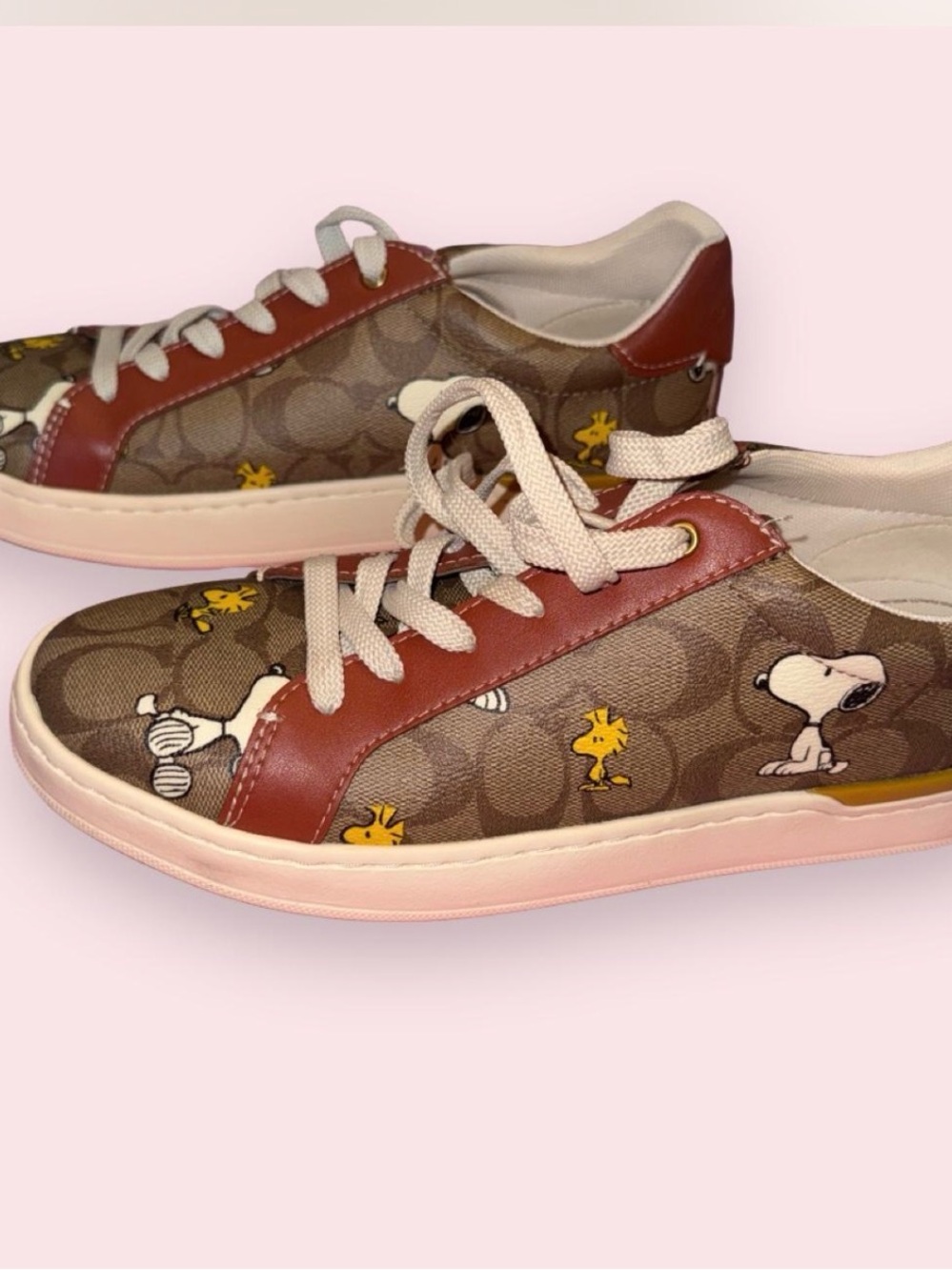 Women’s Coach x Peanuts Clip Low Top Sneaker